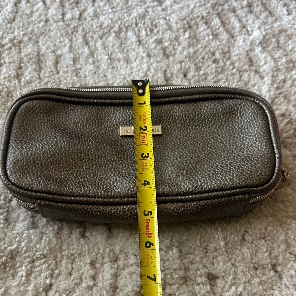 bareMinerals Metallic Gray Cosmetic Pouch